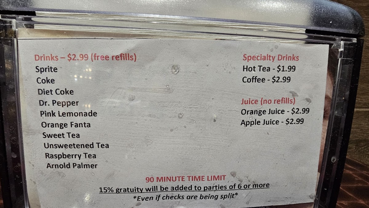 Imperial Sushi Seafood Buffet Menu - Image 2