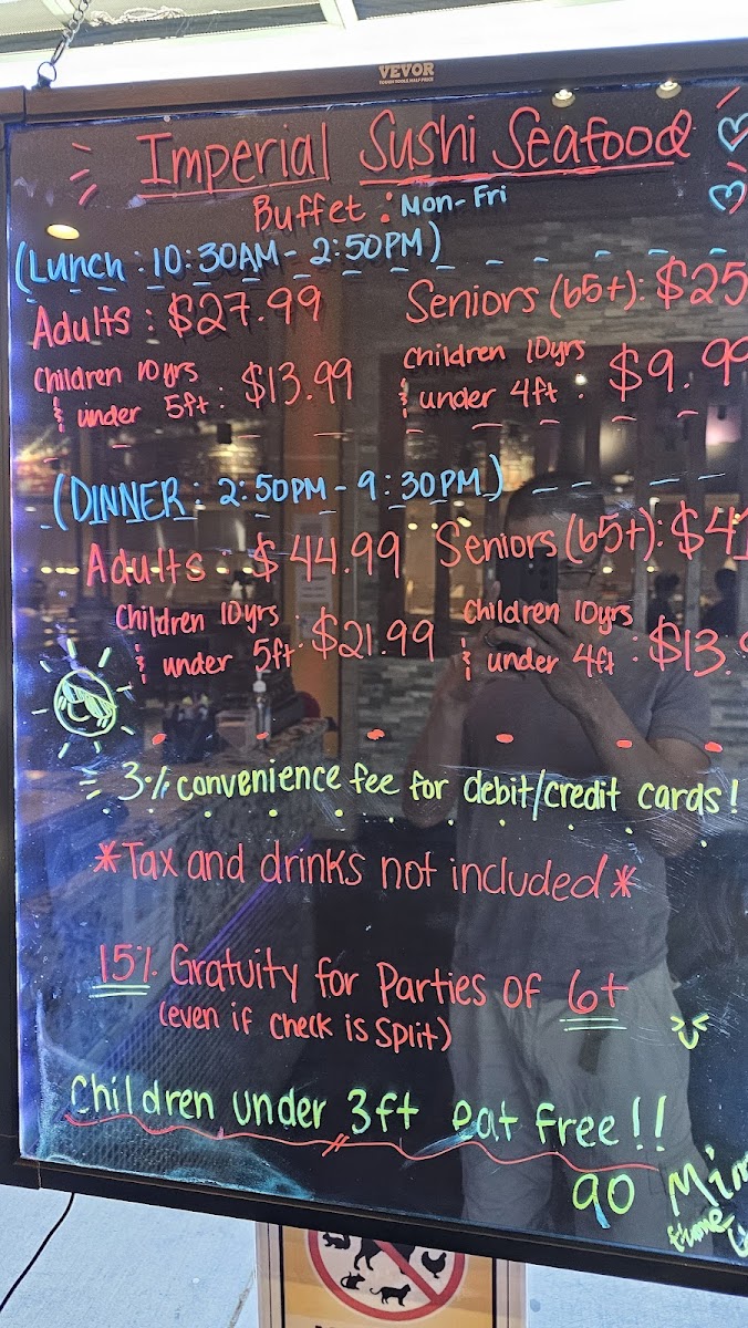 Imperial Sushi Seafood Buffet Menu - Image 4